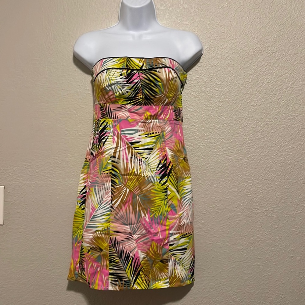 Strapless Palm dress